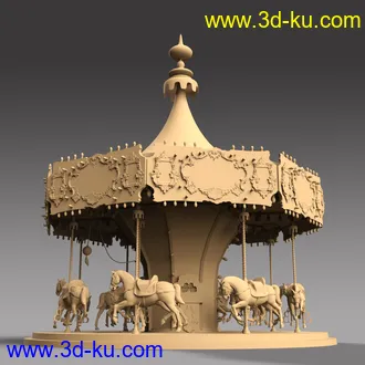 3D打印模型Carousel的图片