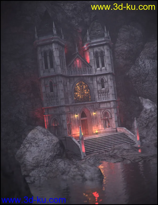 Castillo del Diablo Iray Addon模型的图片3