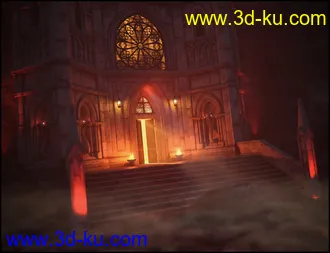 3D打印模型Castillo del Diablo Iray Addon的图片