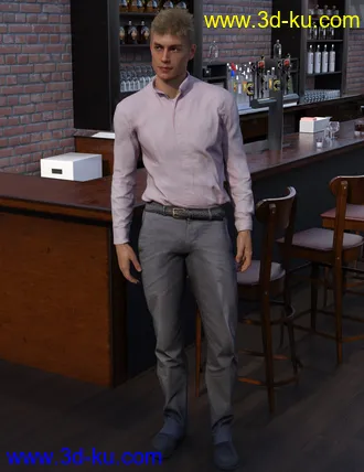 3D打印模型Casual Outfits for Genesis 8 Male(s)的图片