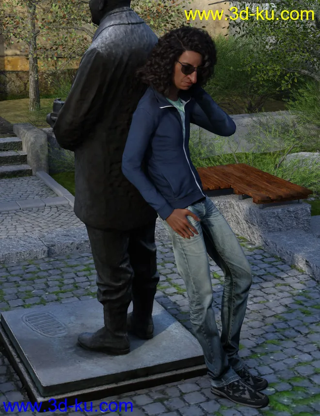 Casual Outfits for Genesis 8 Male(s)模型的图片6