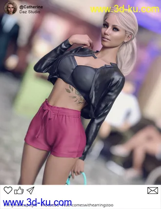 3D打印模型Catherine HD for Genesis 8 Female(s)的图片