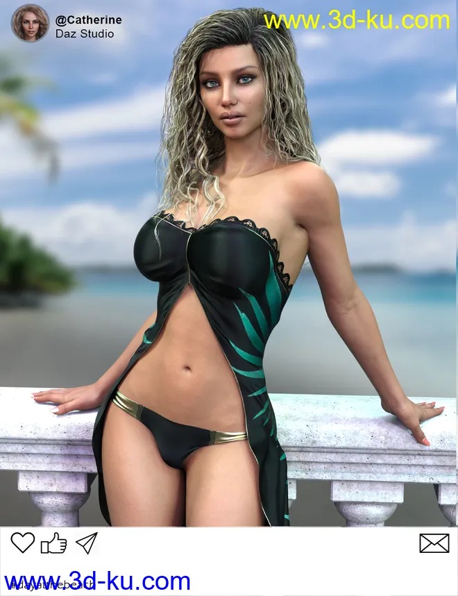 Catherine HD for Genesis 8 Female(s)模型的图片6