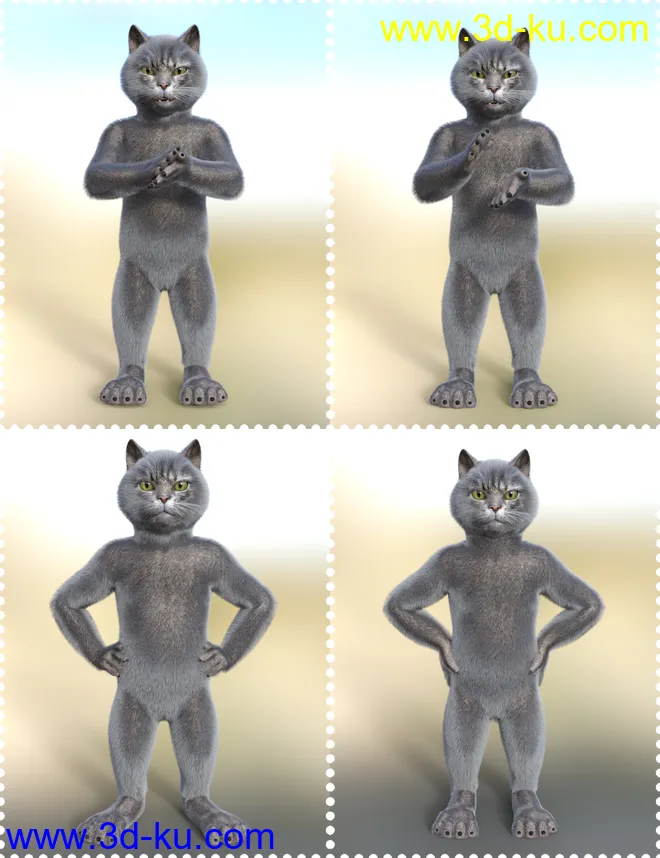 Catoon Poses Vol 1模型的图片2
