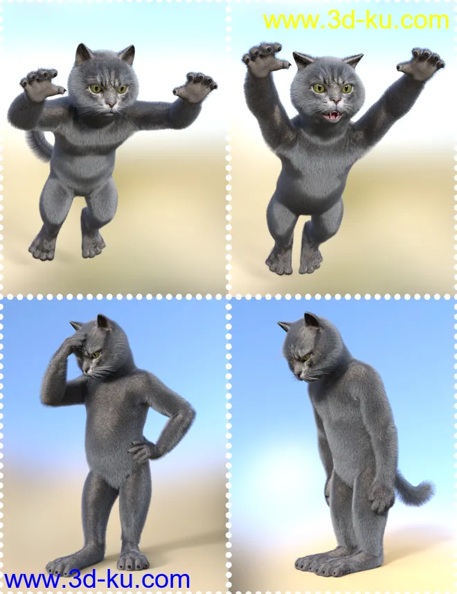Catoon Poses Vol 1模型的图片4