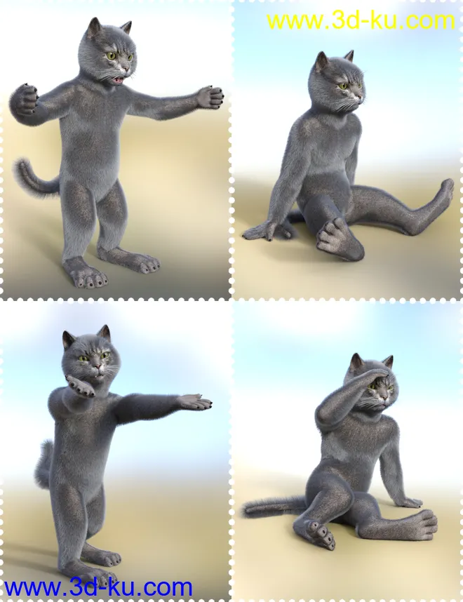 Catoon Poses Vol 1模型的图片6