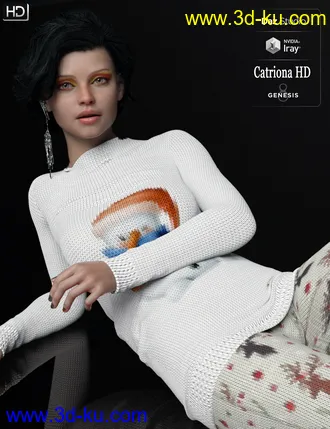 3D打印模型Catriona HD for Genesis 8 Female的图片