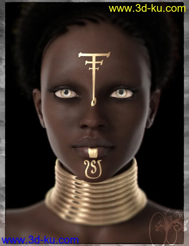 CB Ekua HD for Genesis 8 Female模型的图片1