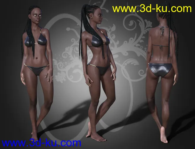 CB Ekua HD for Genesis 8 Female模型的图片5