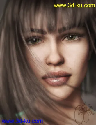 3D打印模型CB Genevieve HD for Genesis 8 Female的图片