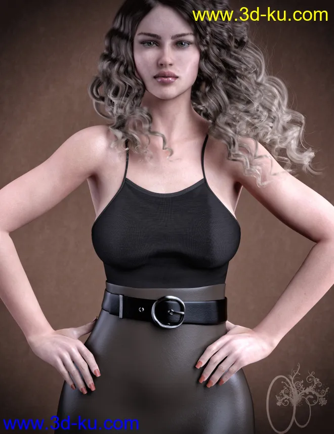 CB Genevieve HD for Genesis 8 Female模型的图片4