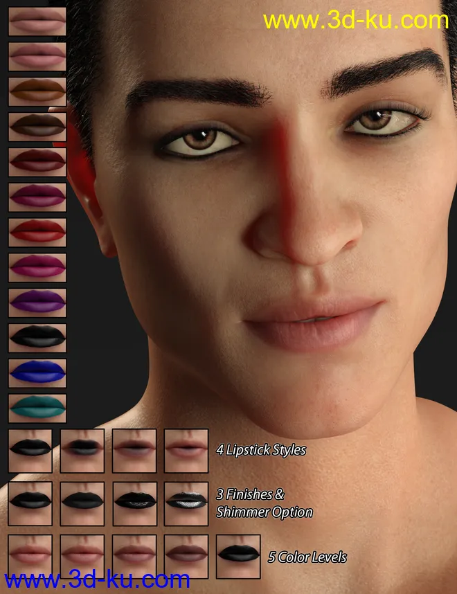 CC Zophael for Genesis 8 Male模型的图片12