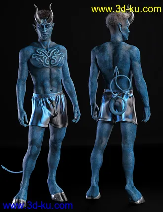 3D打印模型CC Zophael for Genesis 8 Male的图片