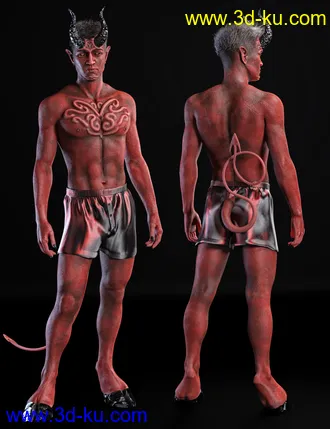 3D打印模型CC Zophael for Genesis 8 Male的图片