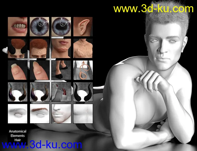 CC Zophael for Genesis 8 Male模型的图片16