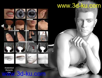 3D打印模型CC Zophael for Genesis 8 Male的图片