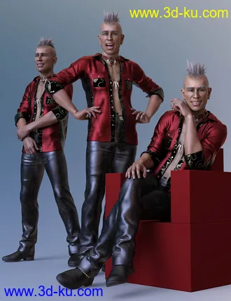 3D打印模型CDI Poses for Dasan 8 and Genesis 8 Male的图片