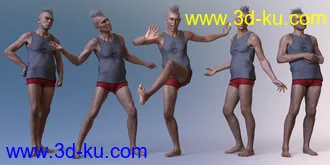 3D打印模型CDI Poses for Dasan 8 and Genesis 8 Male的图片