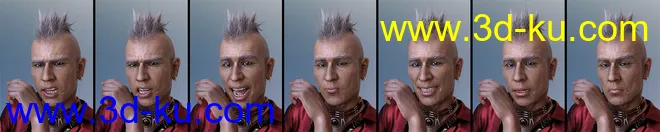 CDI Poses for Dasan 8 and Genesis 8 Male模型的图片6