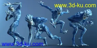 3D打印模型CDI Poses for The Outlander HD and Genesis 8 Male的图片