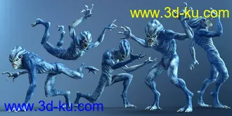 3D打印模型CDI Poses for The Outlander HD and Genesis 8 Male的图片