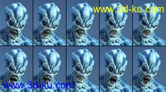 3D打印模型CDI Poses for The Outlander HD and Genesis 8 Male的图片