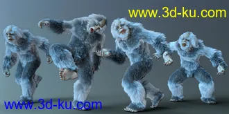 3D打印模型CDI Poses for Yeti HD and Genesis 8 Male的图片