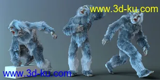 3D打印模型CDI Poses for Yeti HD and Genesis 8 Male的图片