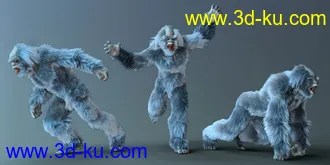 3D打印模型CDI Poses for Yeti HD and Genesis 8 Male的图片