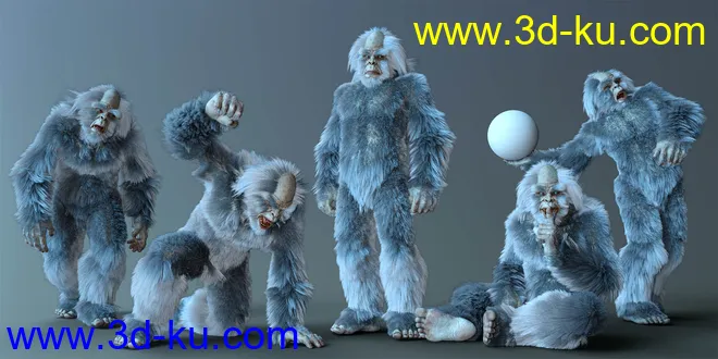 CDI Poses for Yeti HD and Genesis 8 Male模型的图片6