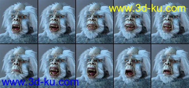 CDI Poses for Yeti HD and Genesis 8 Male模型的图片7