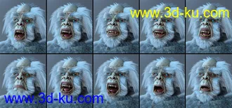 3D打印模型CDI Poses for Yeti HD and Genesis 8 Male的图片