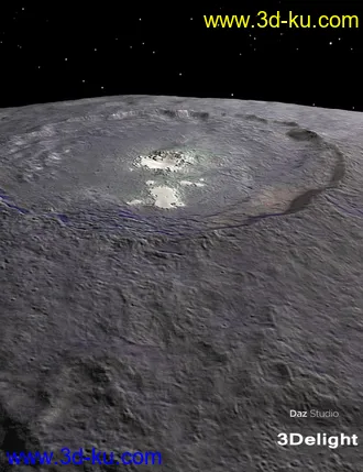 3D打印模型Ceres the Dwarf Planet的图片