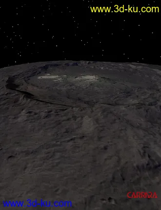 3D打印模型Ceres the Dwarf Planet的图片