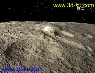 3D打印模型Ceres the Dwarf Planet的图片