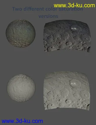 3D打印模型Ceres the Dwarf Planet的图片