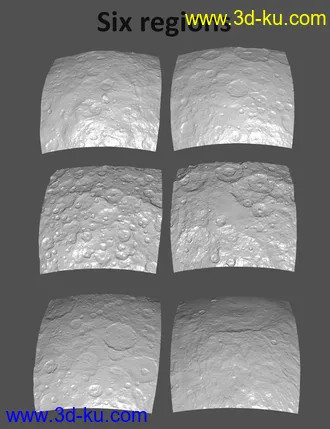 3D打印模型Ceres the Dwarf Planet的图片