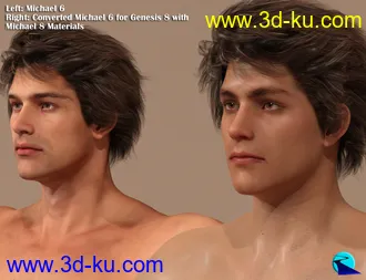 3D打印模型Character Converter from Genesis 2 Male to Genesis 8 Male的图片