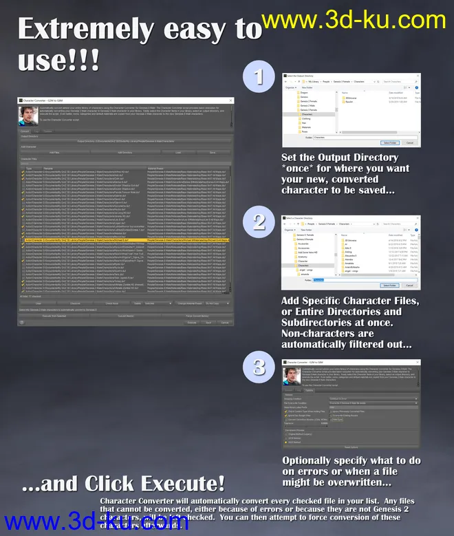 Character Converter from Genesis 2 Male to Genesis 8 Male模型的图片6