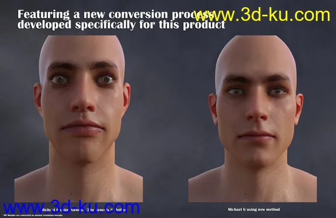 Character Converter from Genesis 2 Male to Genesis 8 Male模型的图片8