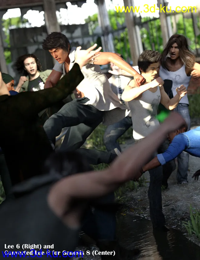 Character Converter from Genesis 2 Male to Genesis 8 Male模型的图片15