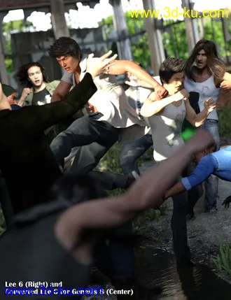 3D打印模型Character Converter from Genesis 2 Male to Genesis 8 Male的图片