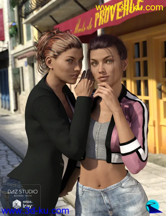 Character Converter from Genesis 3 Female to Genesis 8 Female (Update 06-2020)模型的图片2