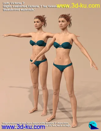 3D打印模型Character Converter from Genesis 3 Female to Genesis 8 Female (Update 06-2020)的图片
