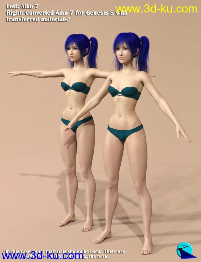 Character Converter from Genesis 3 Female to Genesis 8 Female (Update 06-2020)模型的图片12