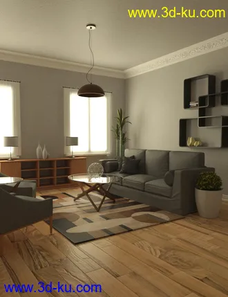 3D打印模型Chestnut Residence的图片