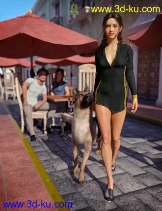 Christabel and the Sincerity Dress Bundle模型的图片8