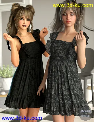 Christabel and the Sincerity Dress Bundle模型的图片24