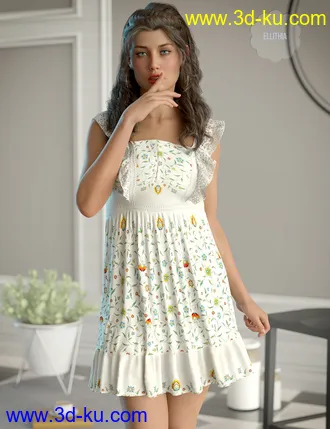 3D打印模型Christabel and the Sincerity Dress Bundle的图片