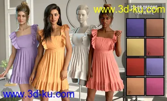 Christabel and the Sincerity Dress Bundle模型的图片28